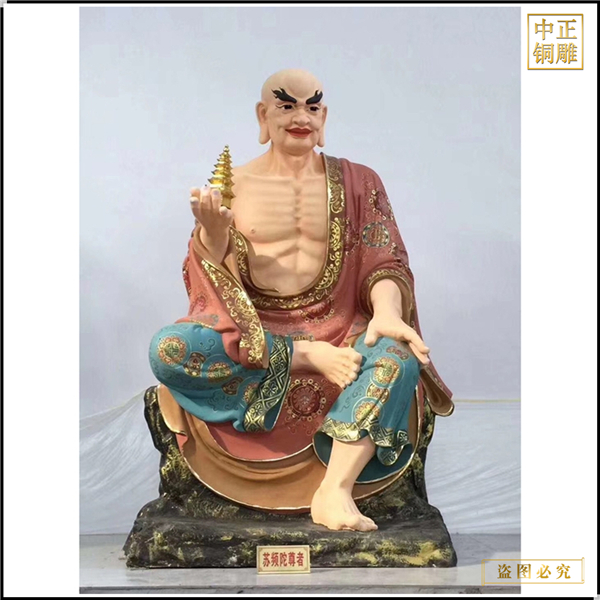 加工铸铜十八罗汉雕塑铸造厂