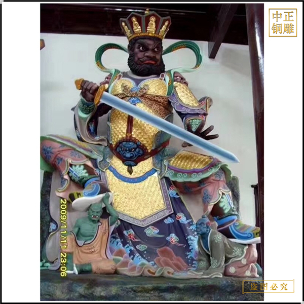 铸铜四大护法佛像厂家