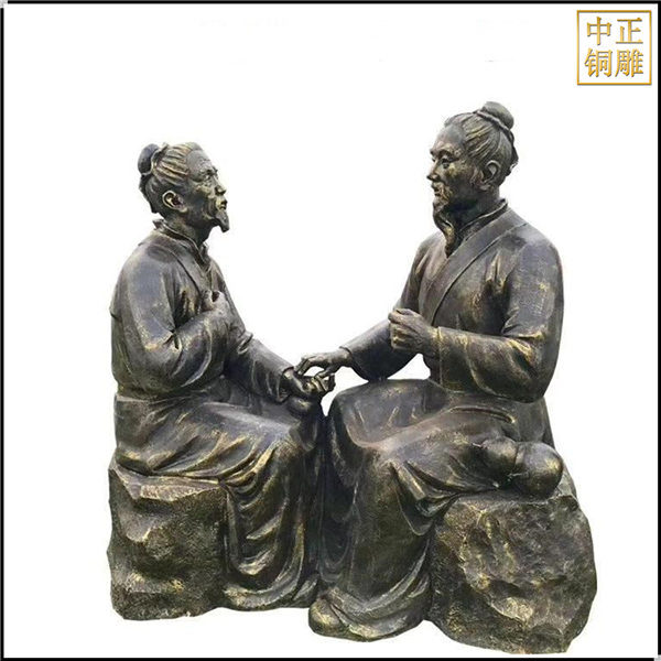 悬壶济世铜雕塑
