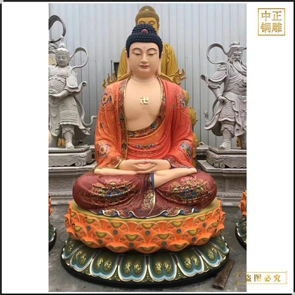 寺庙释迦牟尼佛铜像制作