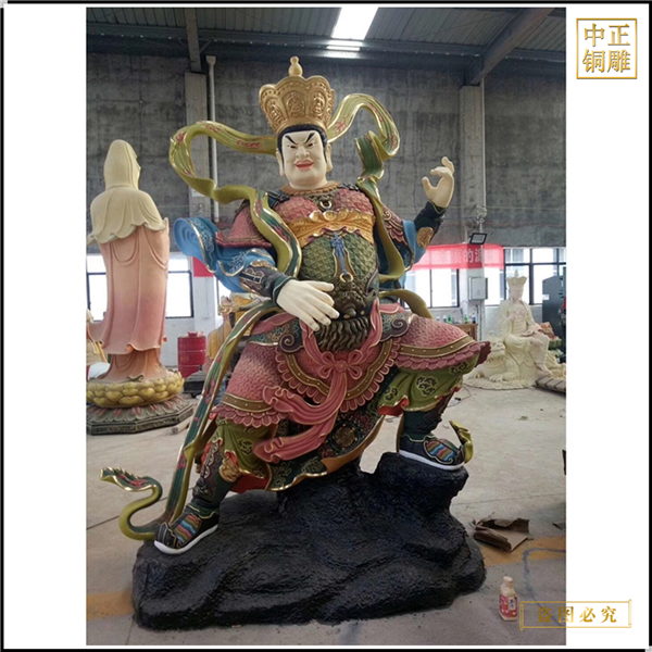 2米四大天王铜佛像