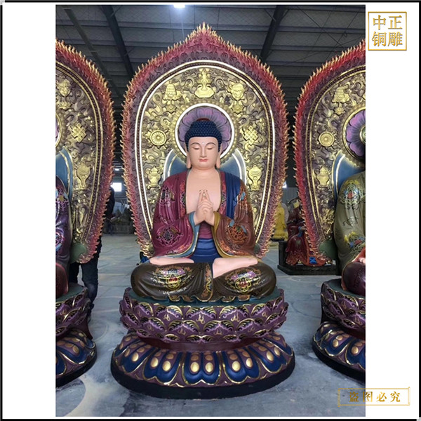 鎏金铸铜释迦牟尼佛像价格