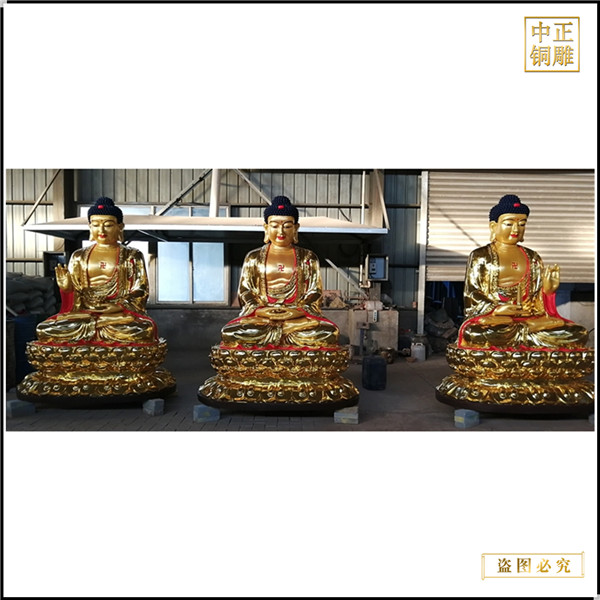 铜雕释迦牟尼佛雕像