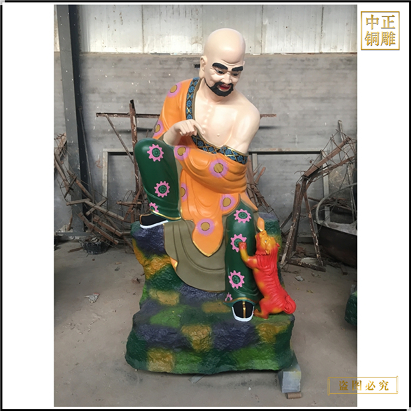 供应十八罗汉铜雕厂批发