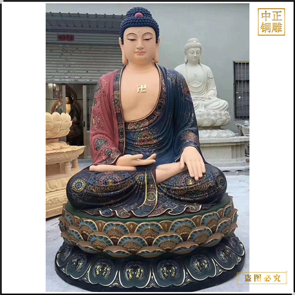 铜佛像释迦牟尼佛制作
