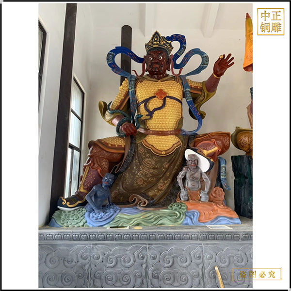 2米铸铜四大天王佛像工厂