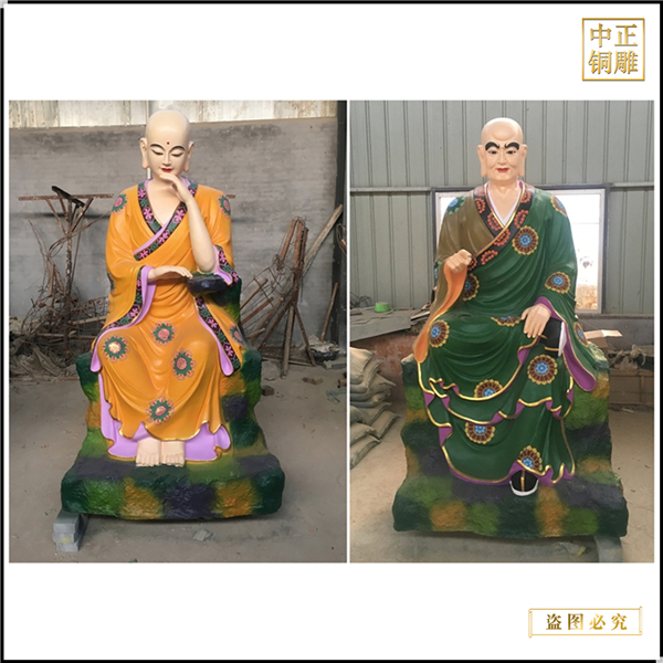 十八罗汉十八尊者佛像铸造