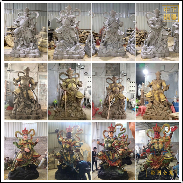 大型四大天王佛像铜雕厂