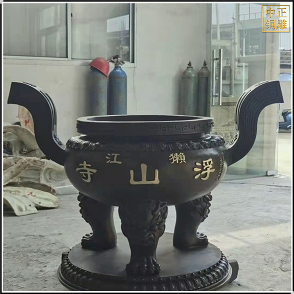 圆形铜香炉定制报价