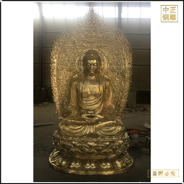 寺庙铸铜释迦牟尼佛像铸造