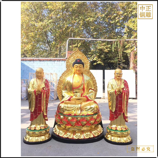 贴金释迦牟尼佛像价钱