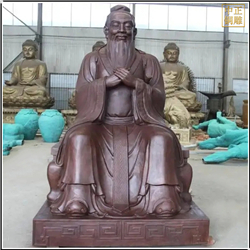 孔子双手合十坐像